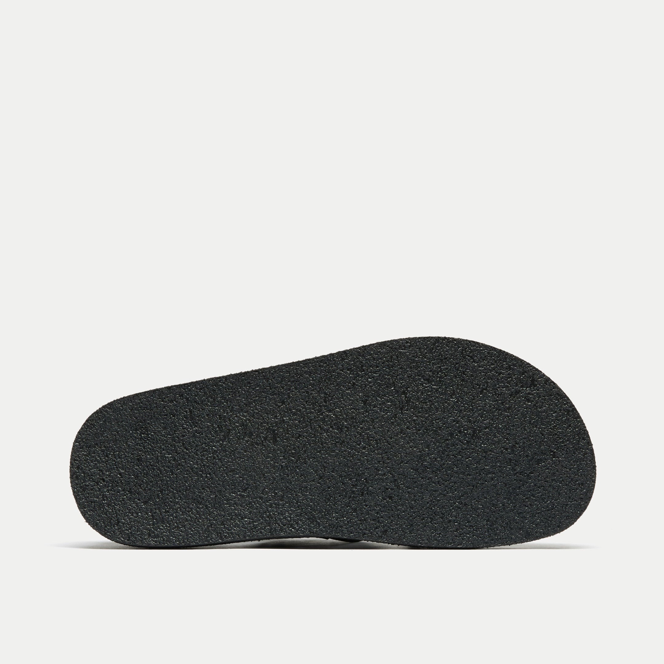 Walk London Mens Shore Weave Backstrap Sandal in Black Leather