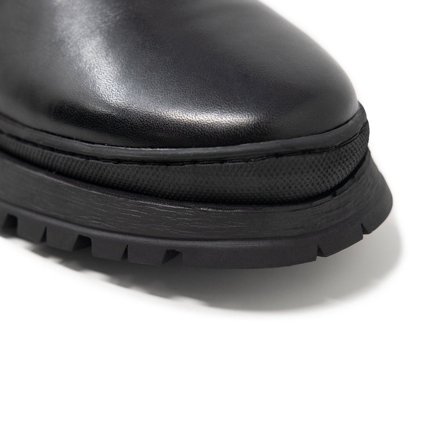 Boot Rubber Toe Guard on a Boot