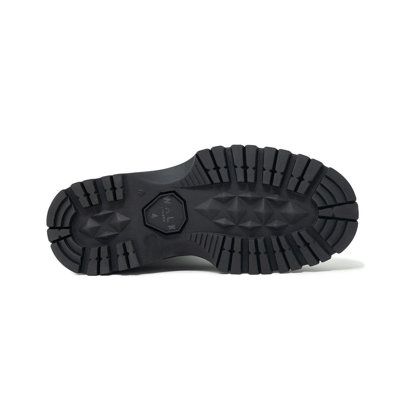 Black Rubber Cleated Sole