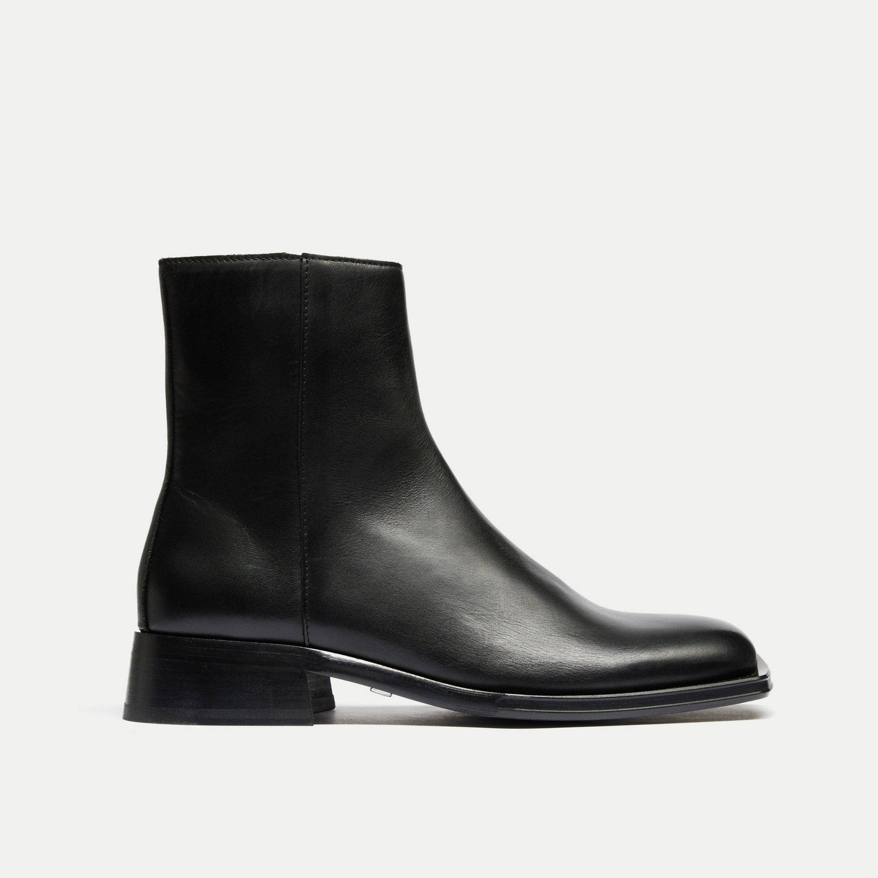 calvin klein cuban heel boots