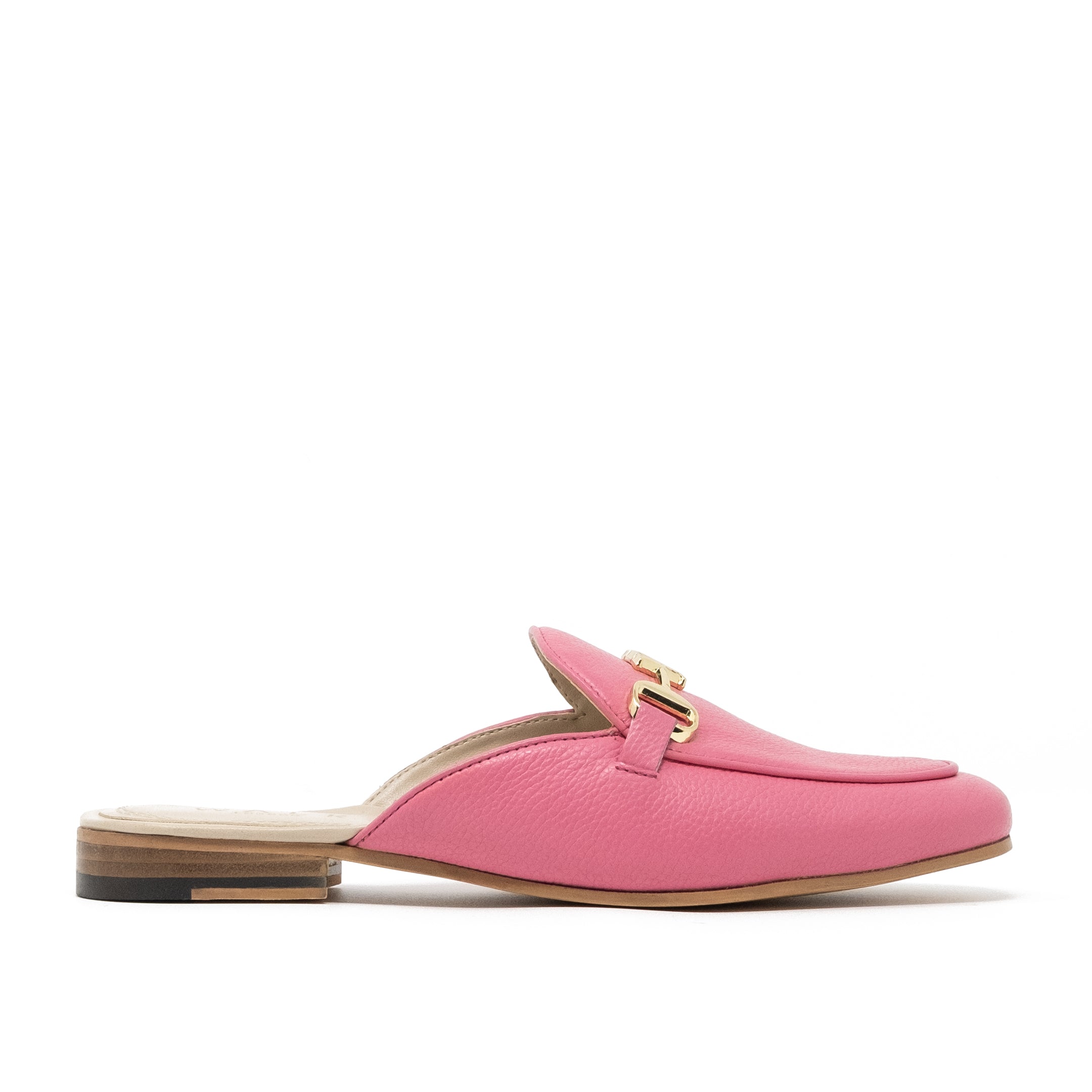 Walk London Bella Trim Mule Loafer Hot Pink Official Site