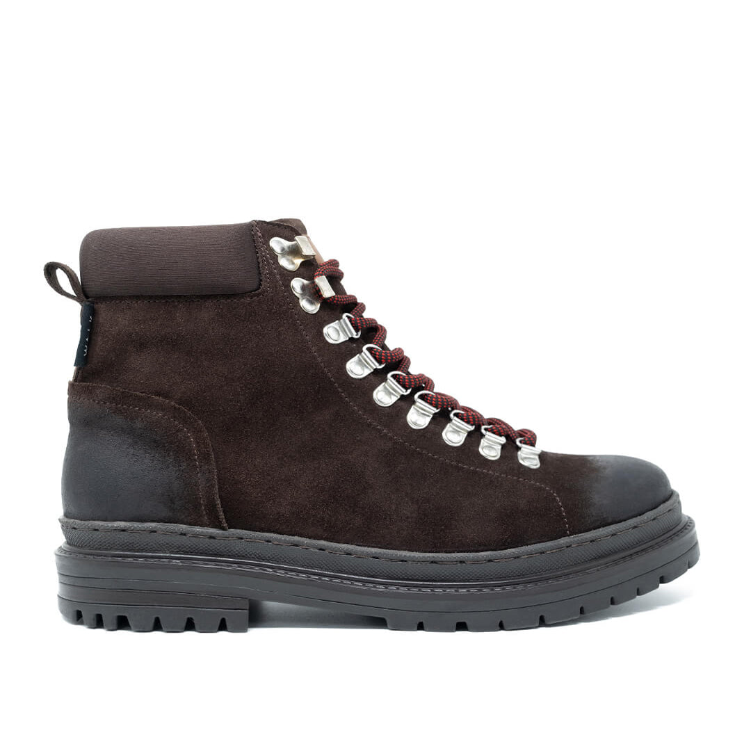 WALK London Everest Hiking Boot Brown Suede