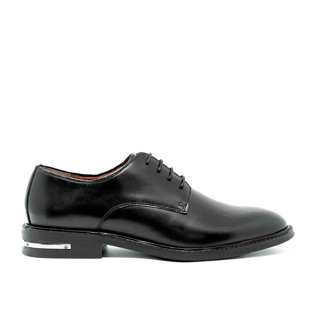 WALK London Oliver Derby Black Leather
