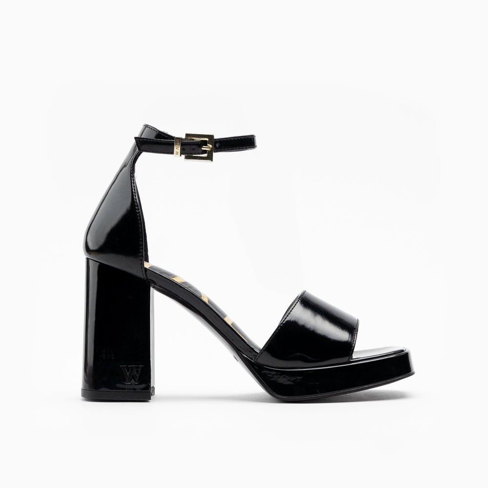 Walk the Walk Strappy Sandal in Black
