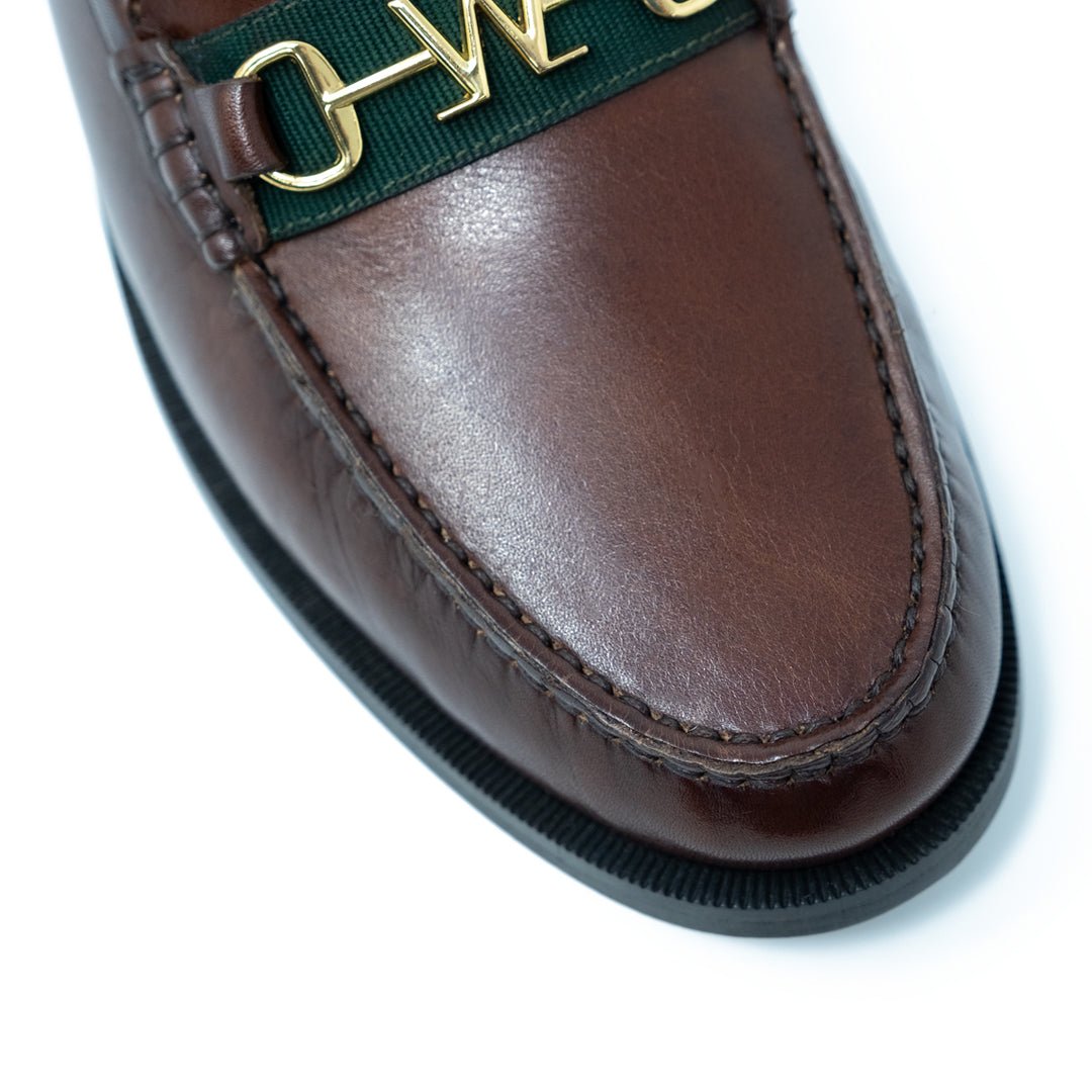 WALK London Riva Trim Loafer Brown Leather